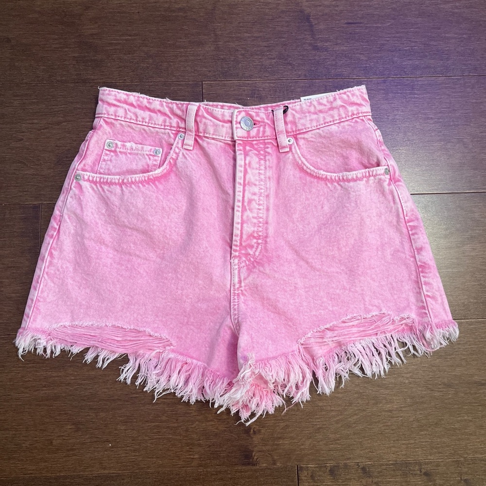 ZARA Pink Jean Short